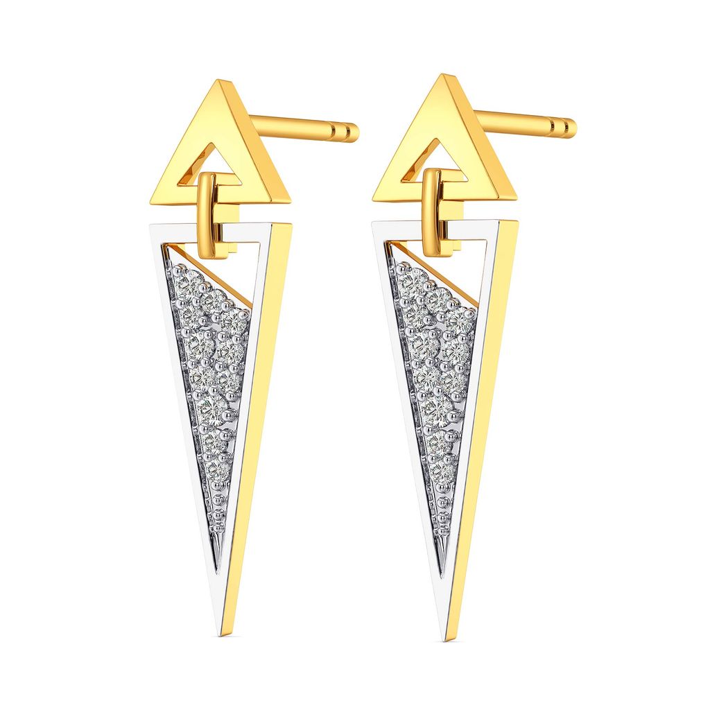 Tailored Power Diamond Earrings