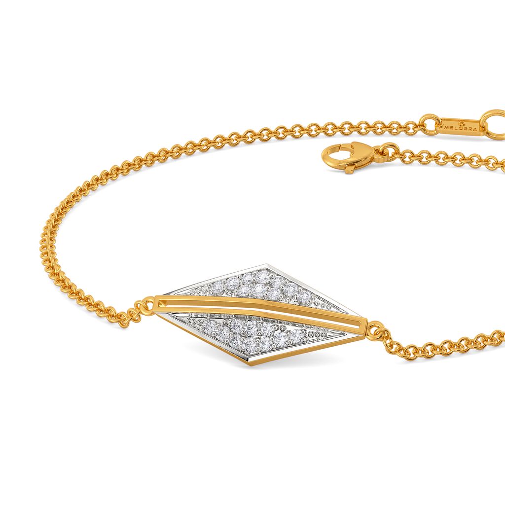 Bold Folder Diamond Bracelets