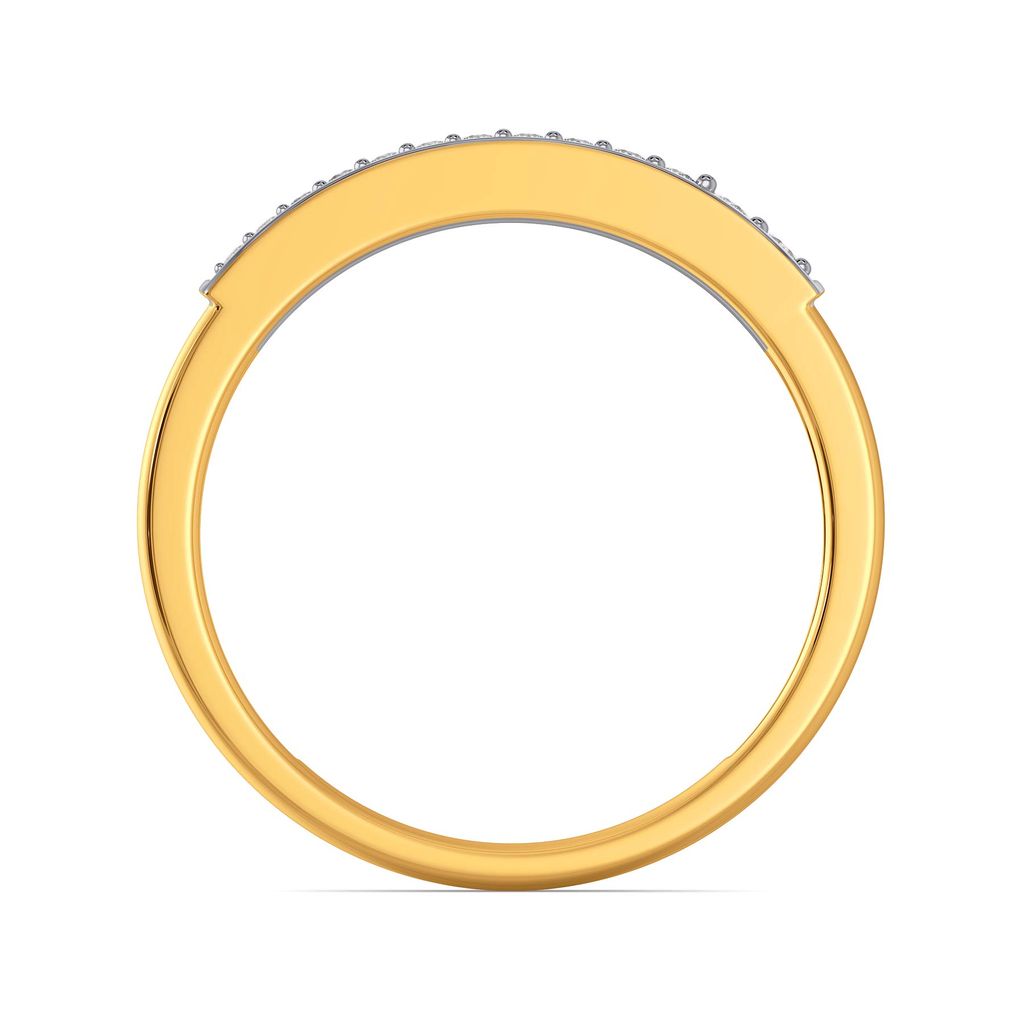 Angled Tangle Diamond Rings image
