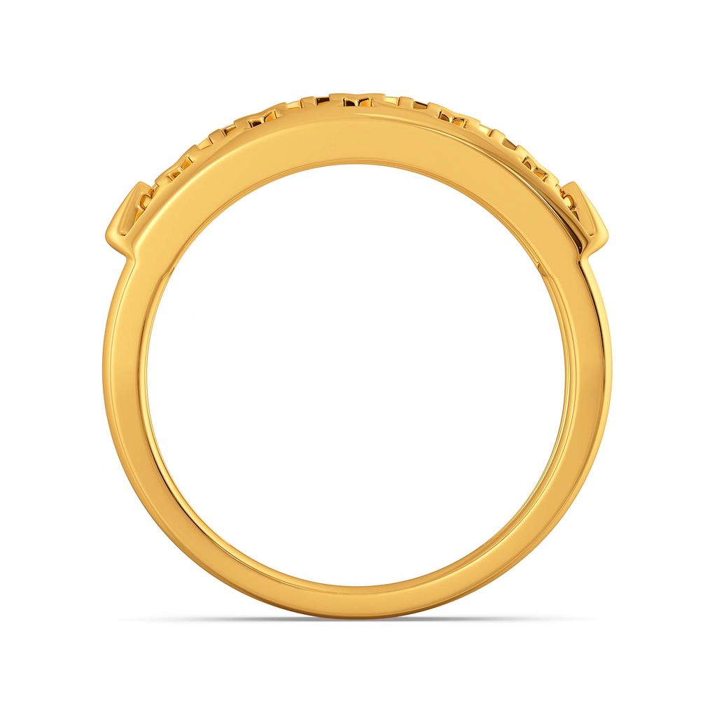 Formal Tweed Gold Rings image