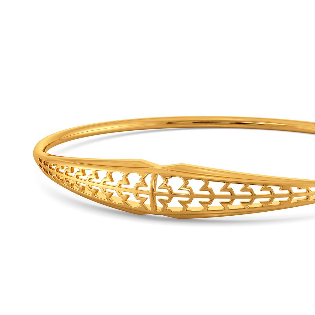 Formal Tweed Gold Bangles