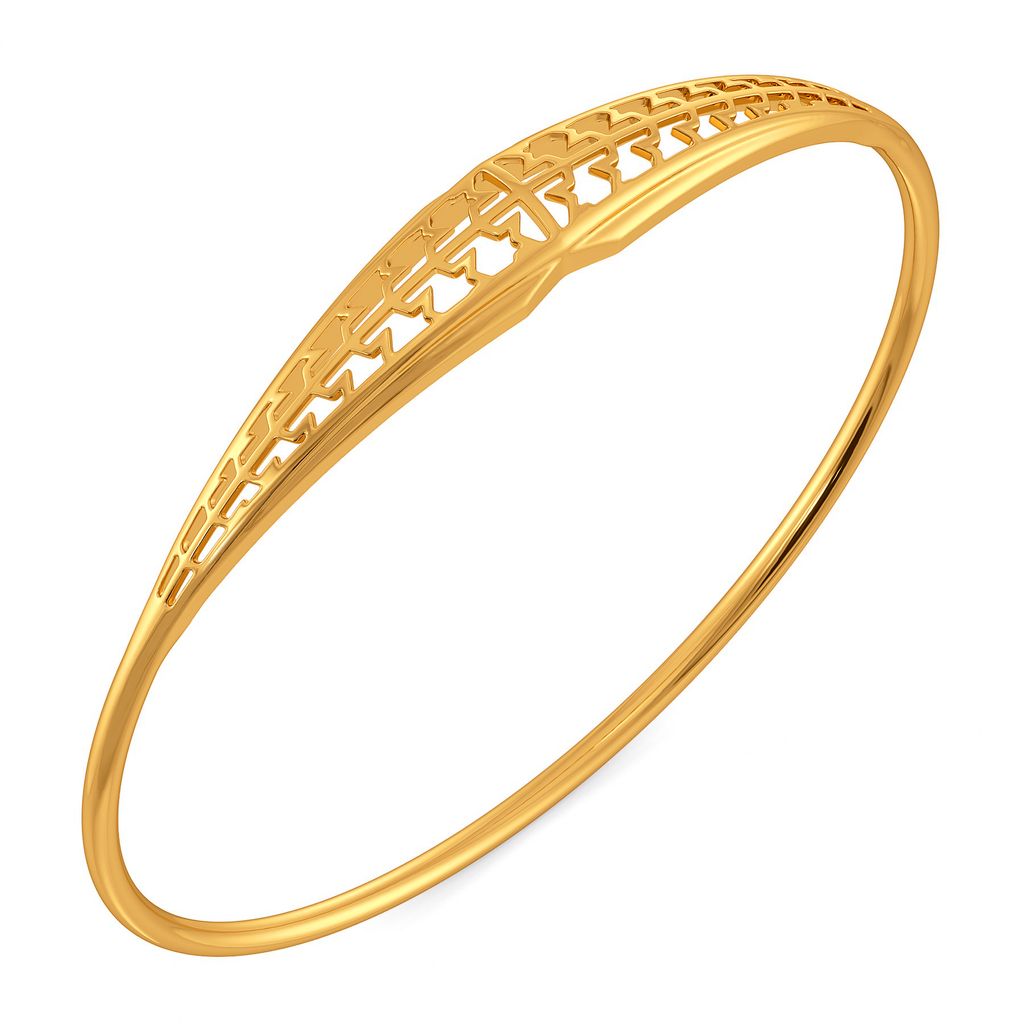 Formal Tweed Gold Bangles