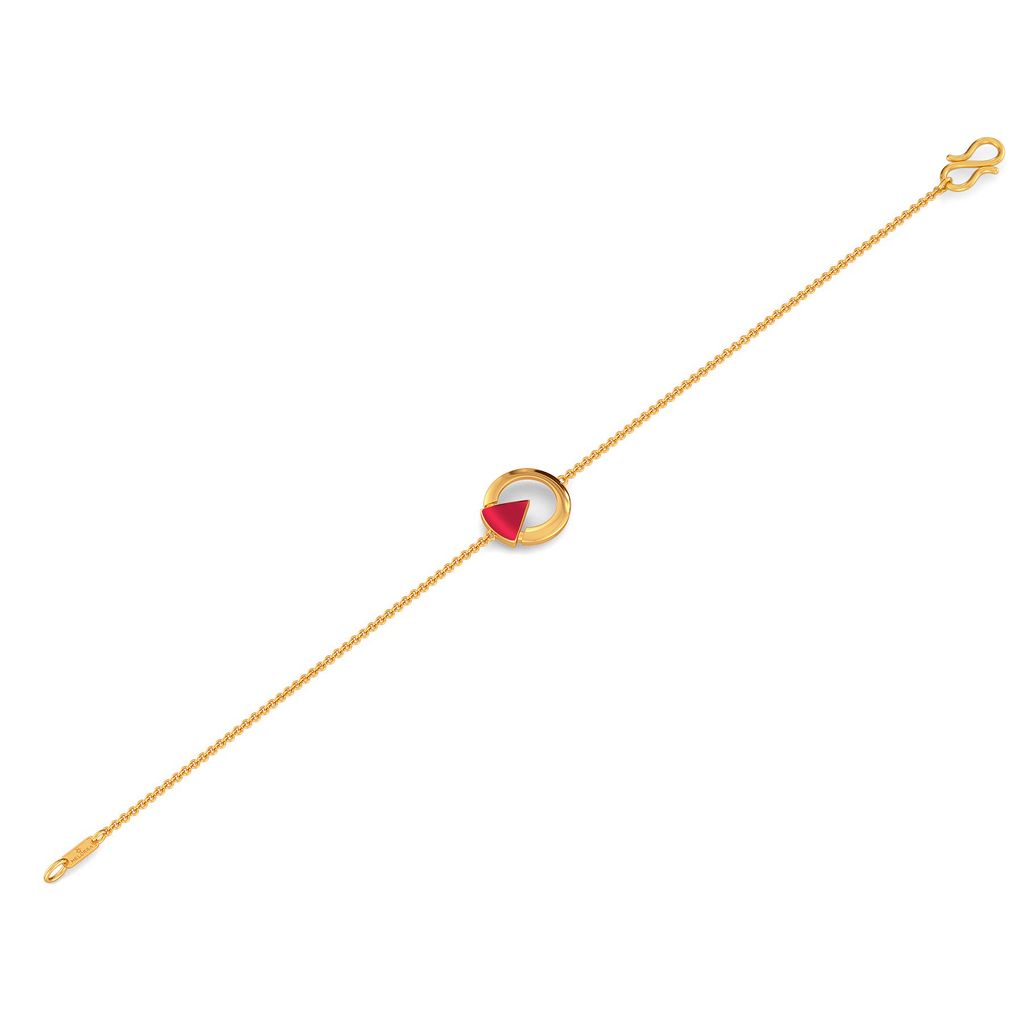 Preppy Patterns Gold Bracelets