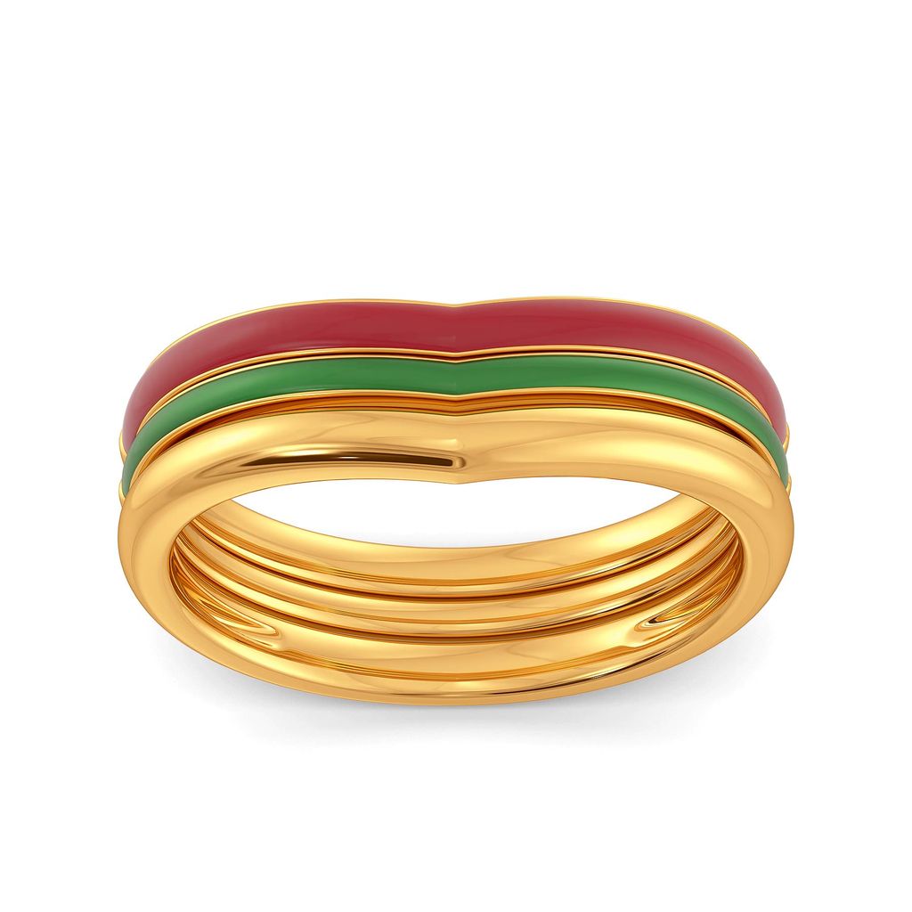 Quirk Perks Gold Rings alternate view 3