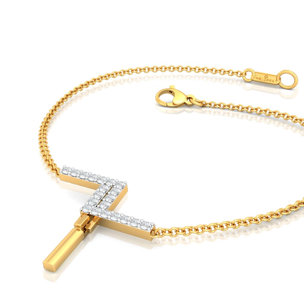 Stripe Tease Diamond Bracelets
