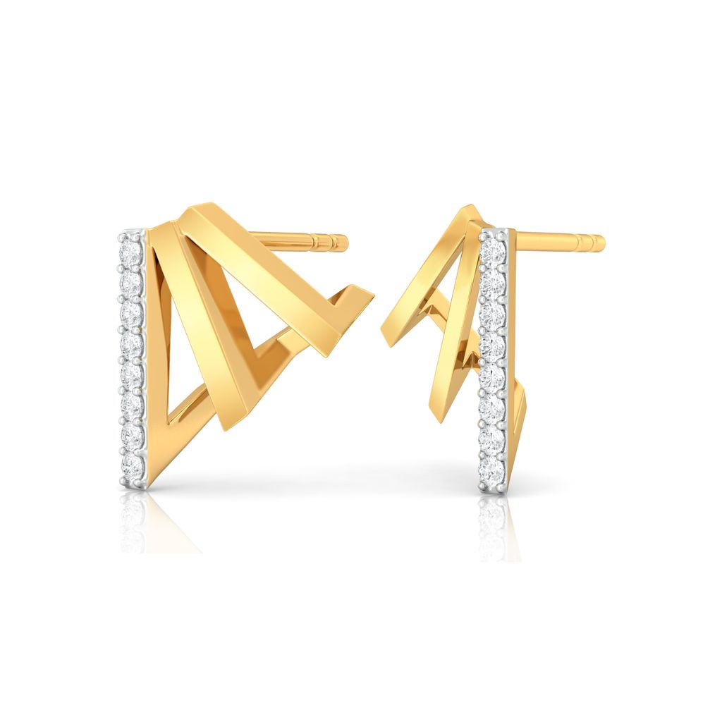 Stripe Charmer Diamond Earrings