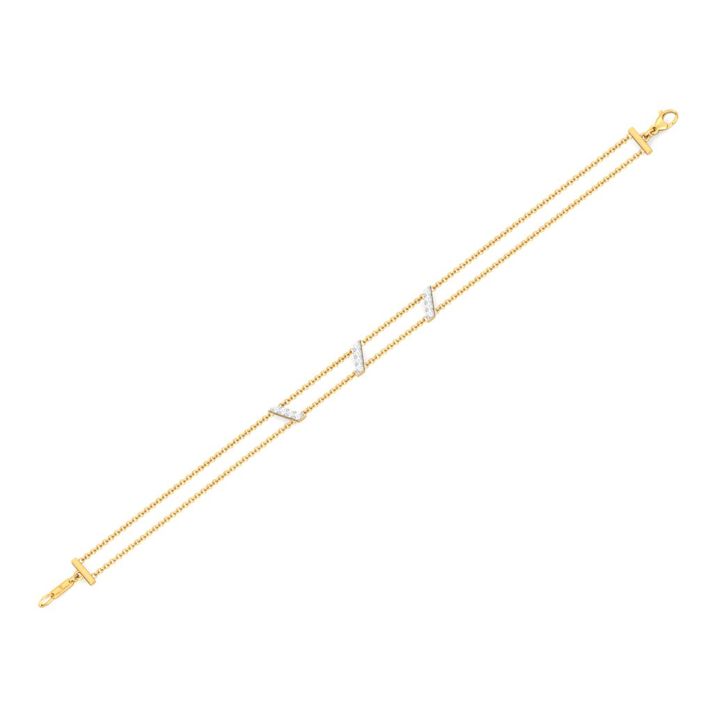 Dancing Stripes Diamond Bracelets
