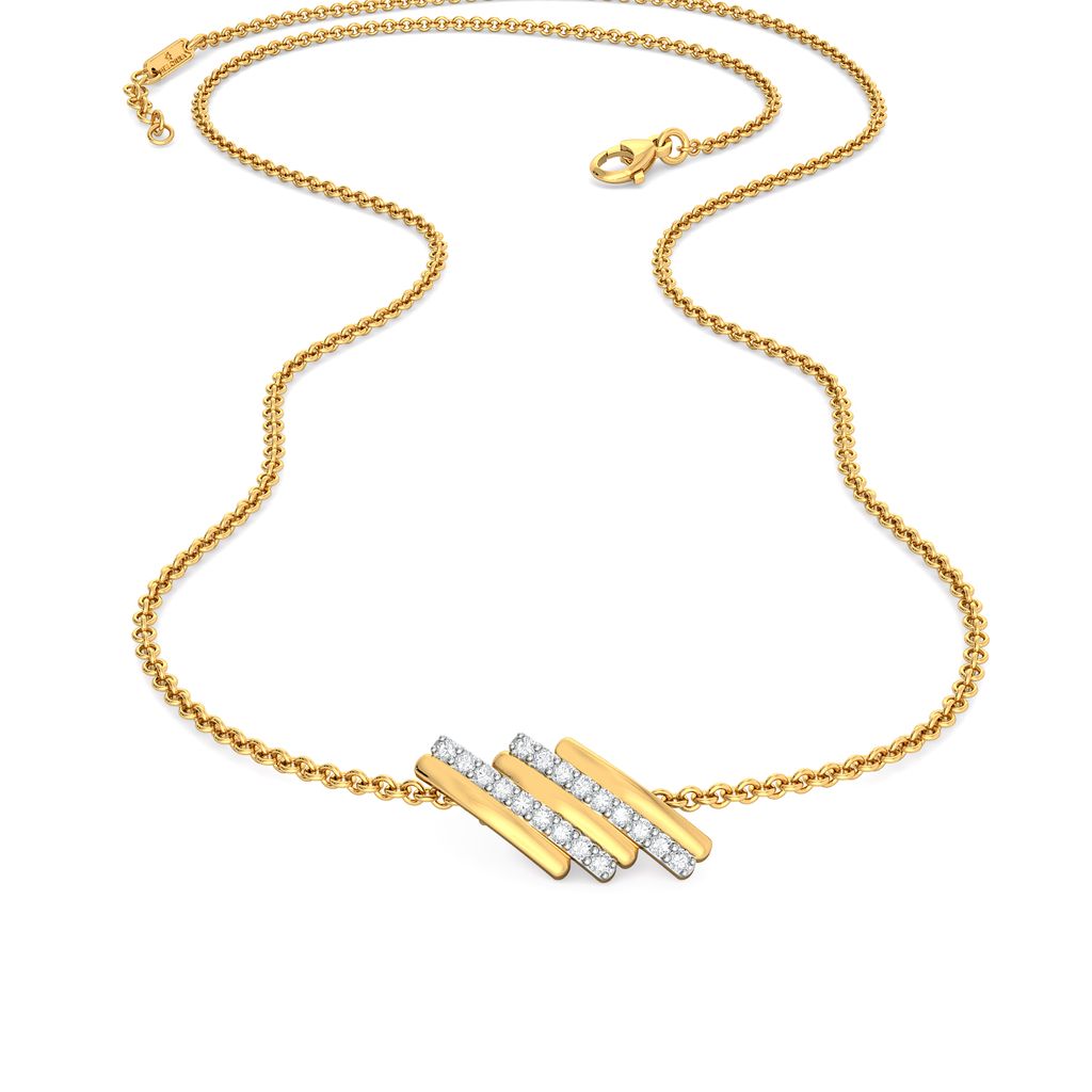 Tilt Lilt Diamond Necklaces
