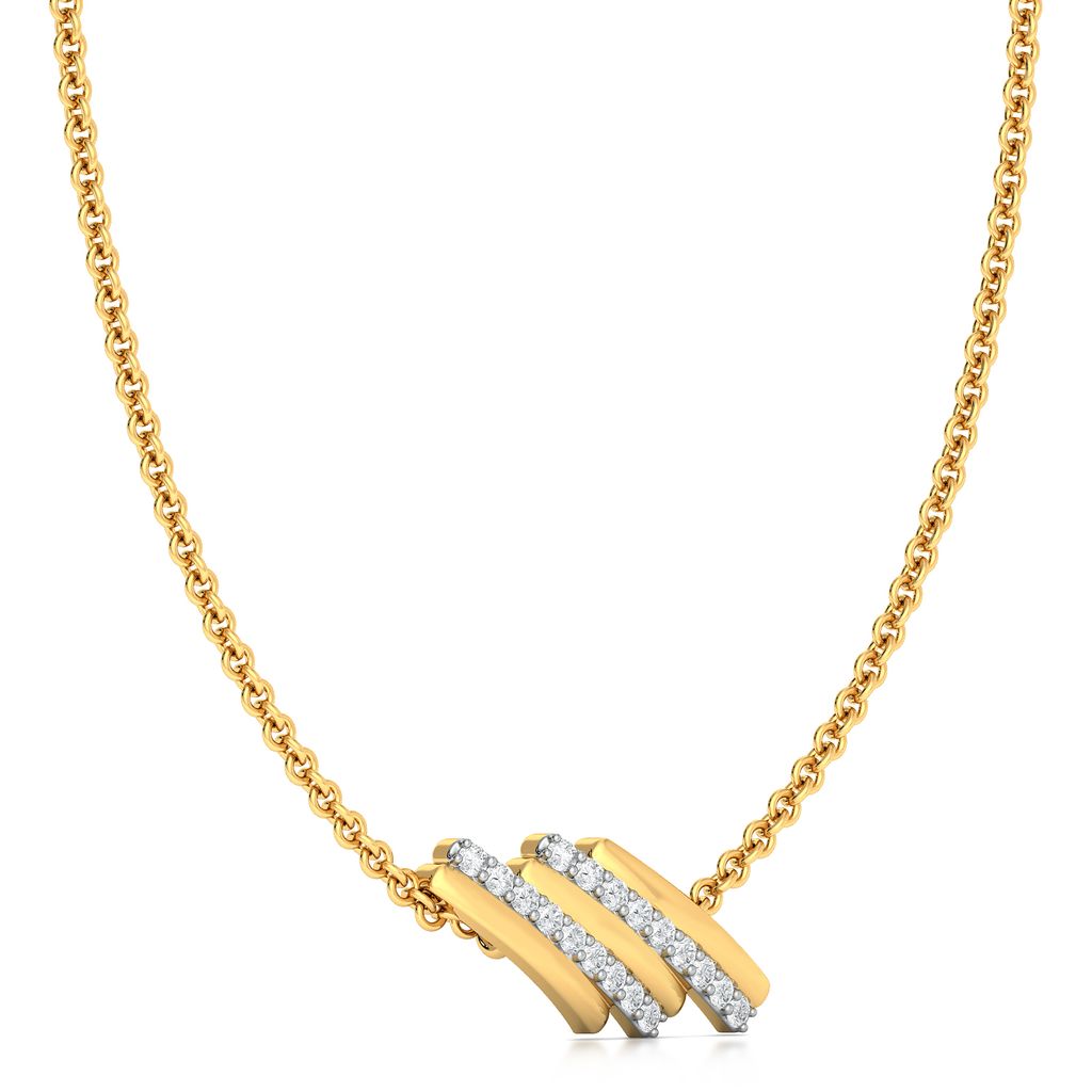 Tilt Lilt Diamond Necklaces