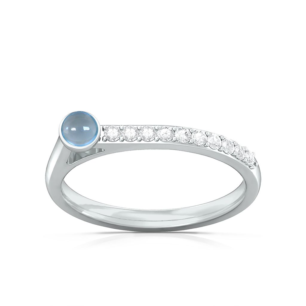 Arctic blue Diamond Rings alternate view 3