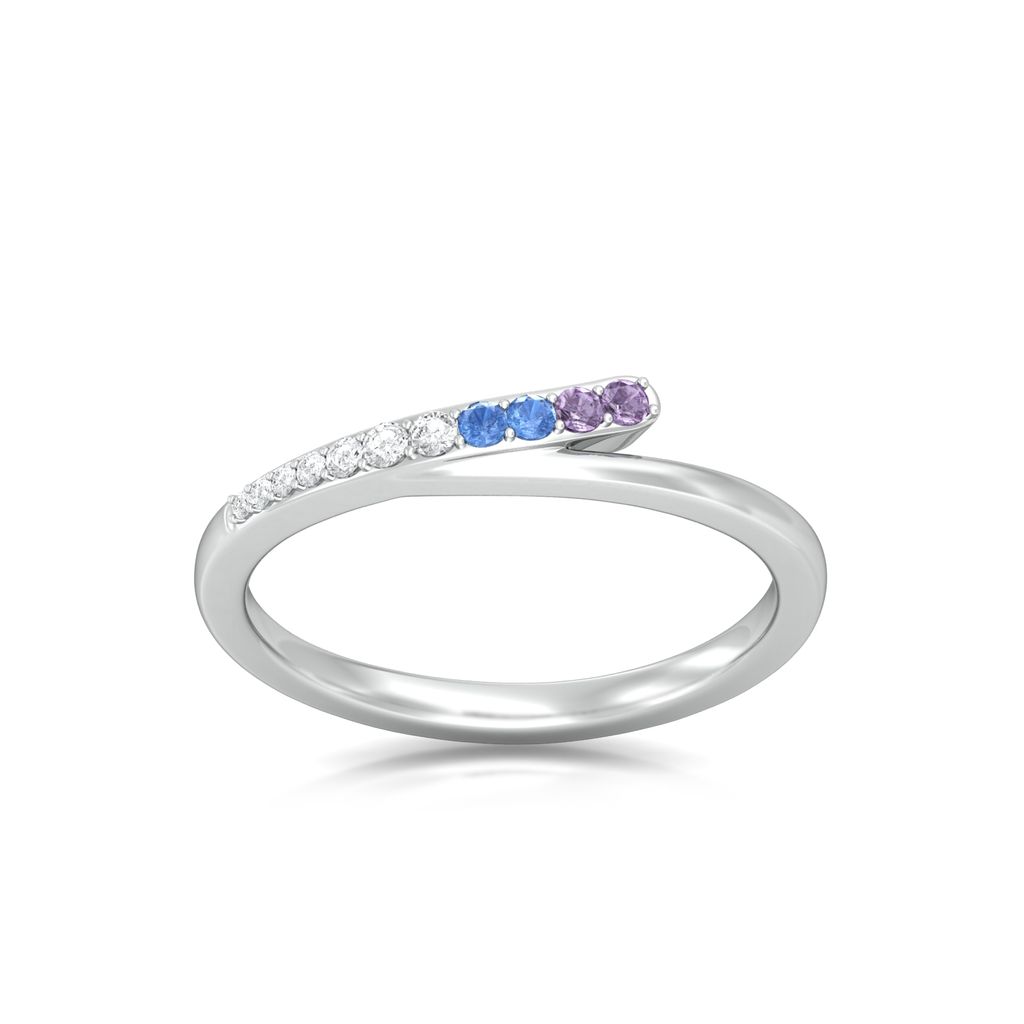 Polychrome blend Diamond Rings alternate view 3