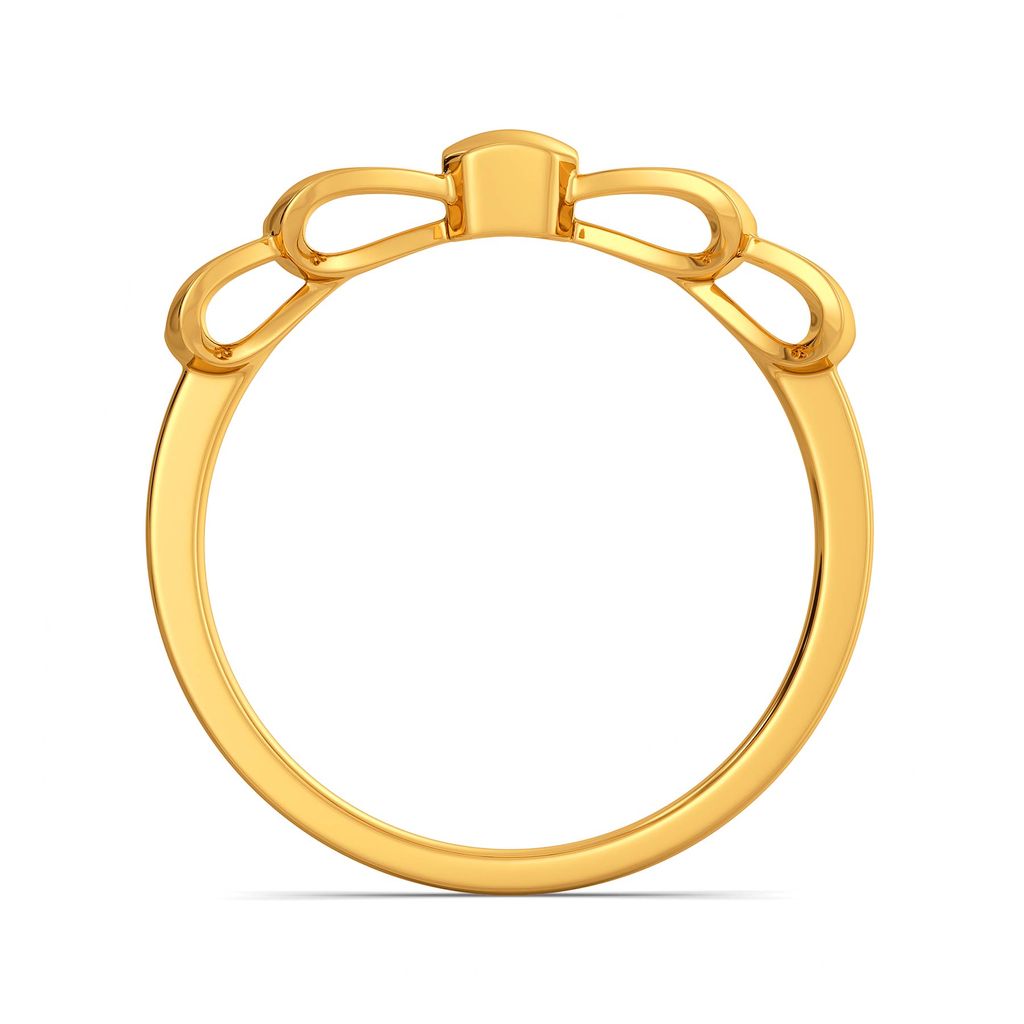 Bows Untangled Gold Rings image