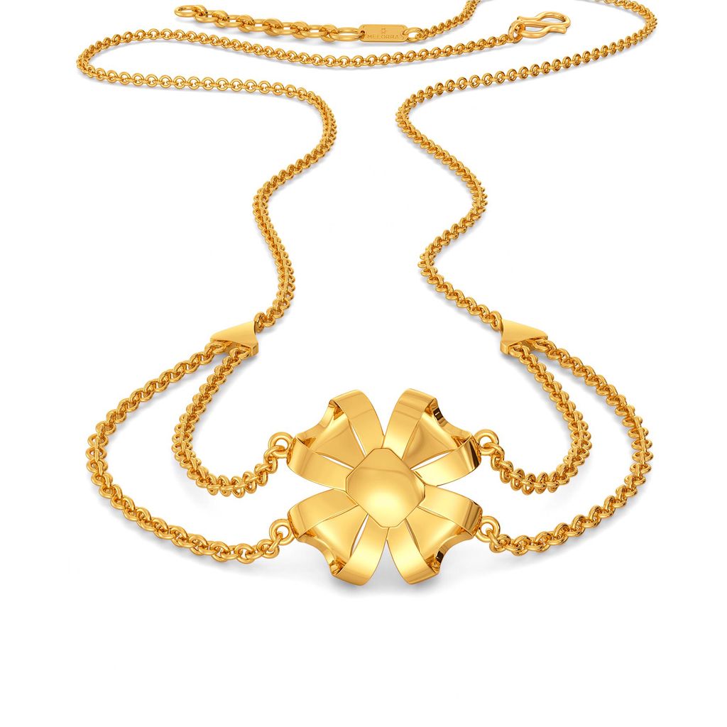 Bows Untangled Gold Necklaces