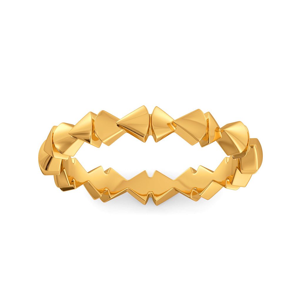 Bow Toned Gold Rings alternate view 2