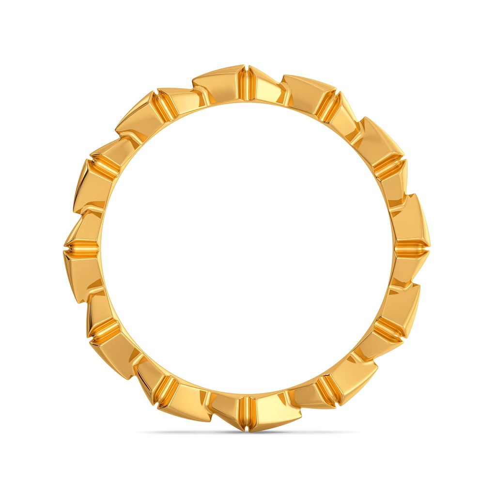 Bow Toned Gold Rings image