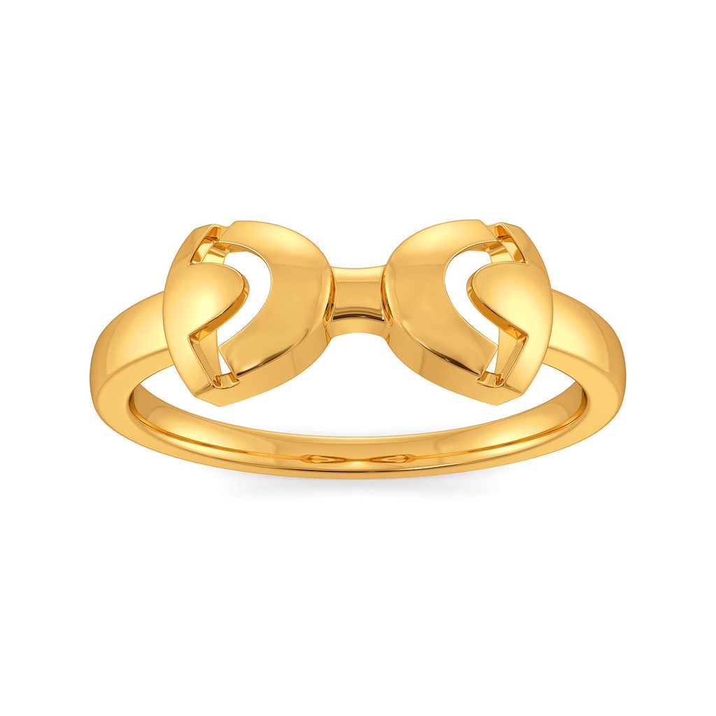 Rebel Bows Gold Rings alternate view 2