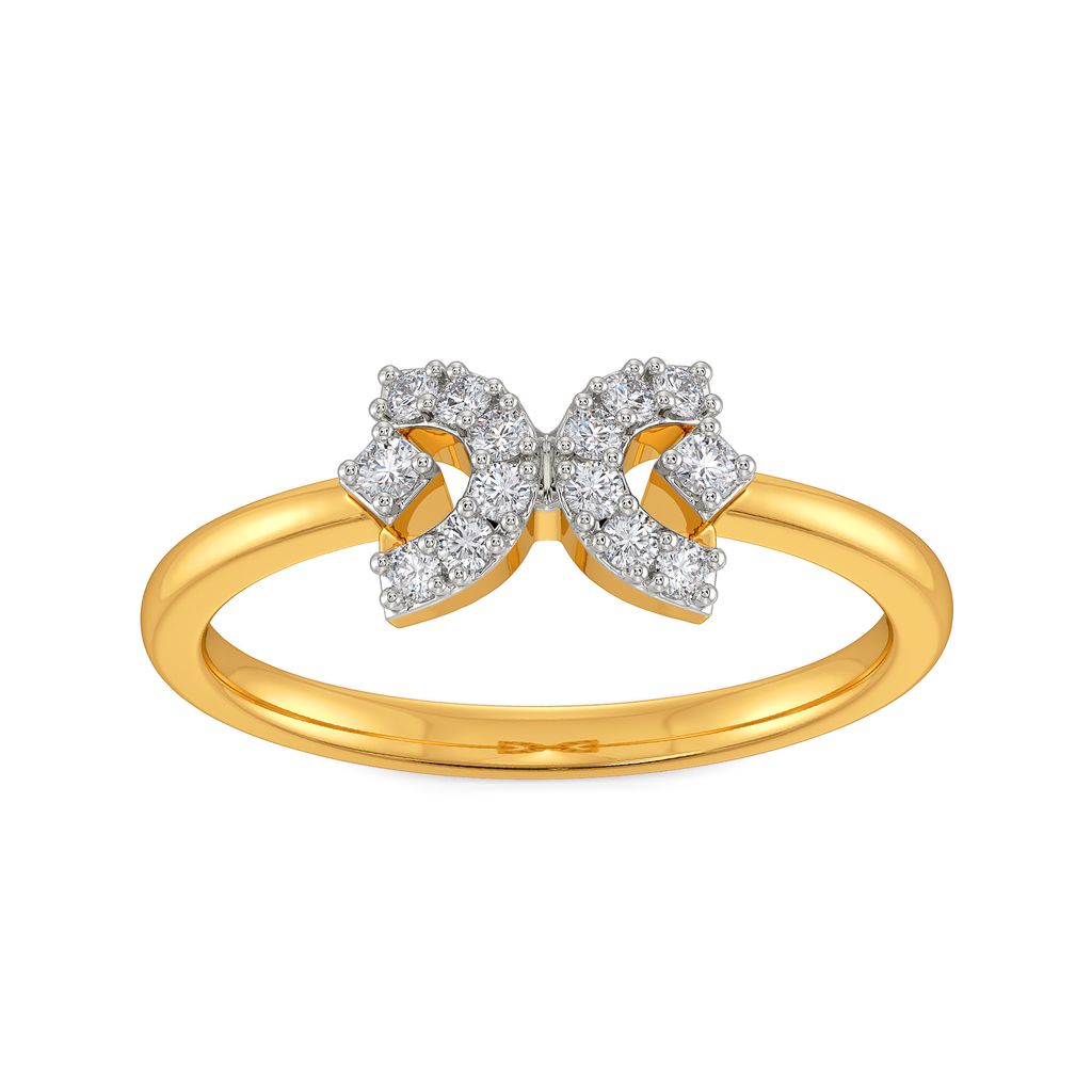 Bold in Bow Diamond Rings alternate view 3