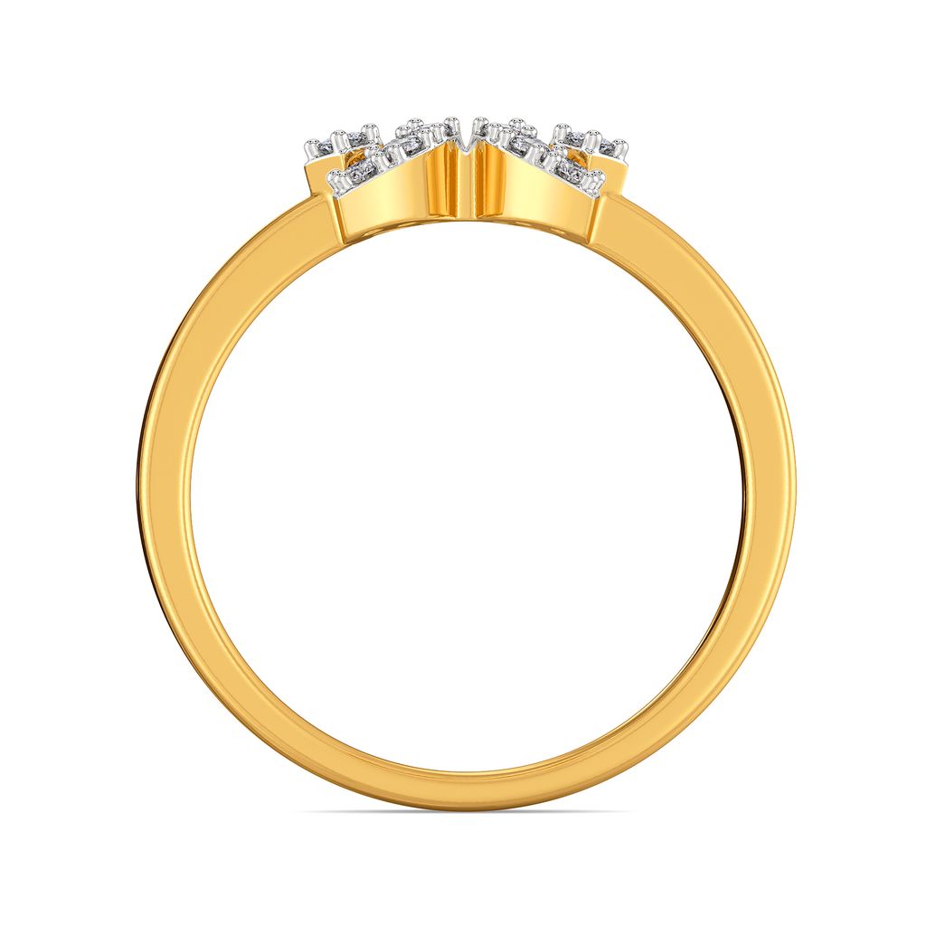 Bold in Bow Diamond Rings image