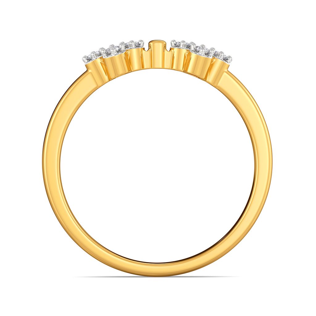 Floret Knots Diamond Rings image