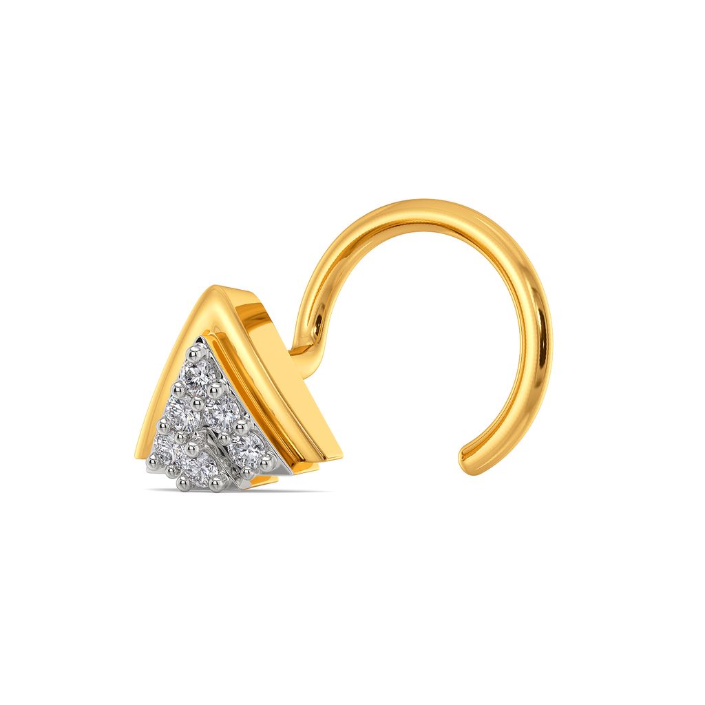 Bow of the Brave Diamond Nose Pins
