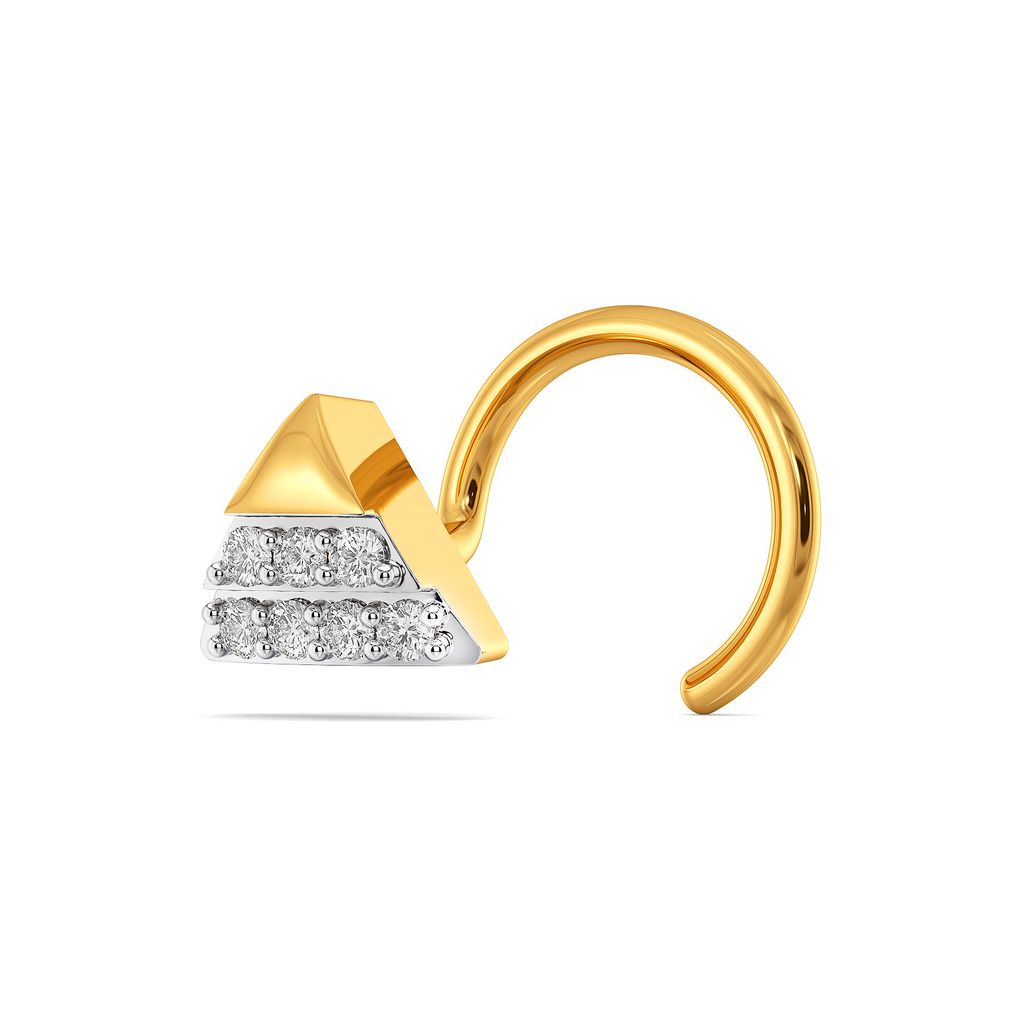 Bow Tousle Diamond Nose Pins