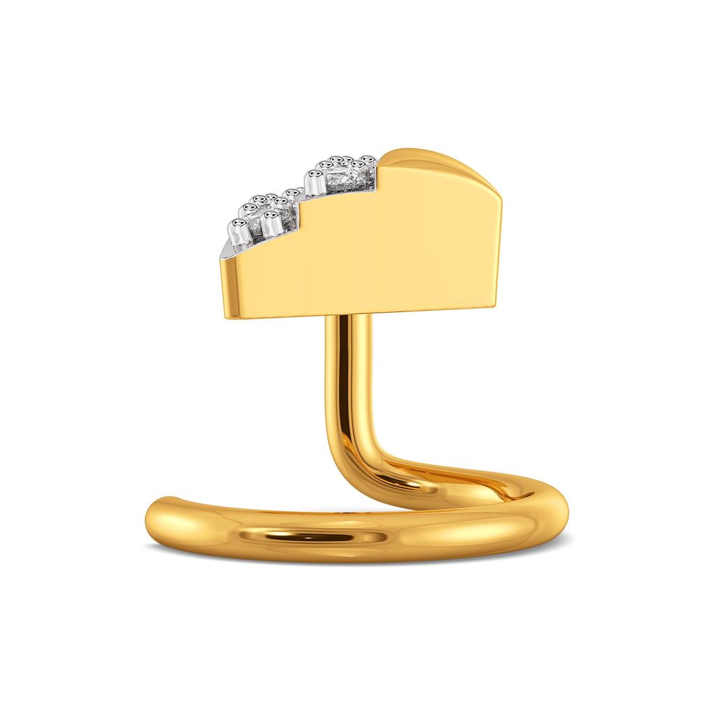 Bow Tousle Diamond Nose Pins