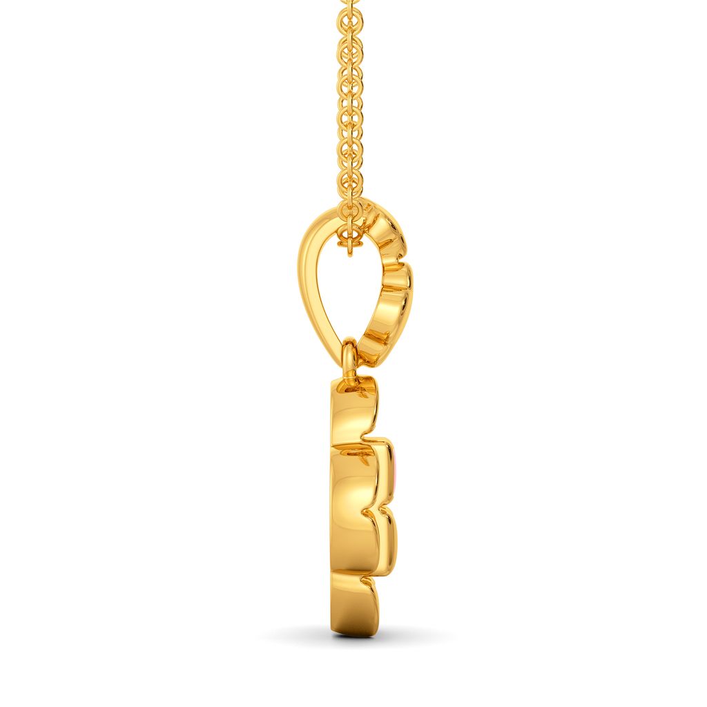 Dramatic Patterns Gold Pendants