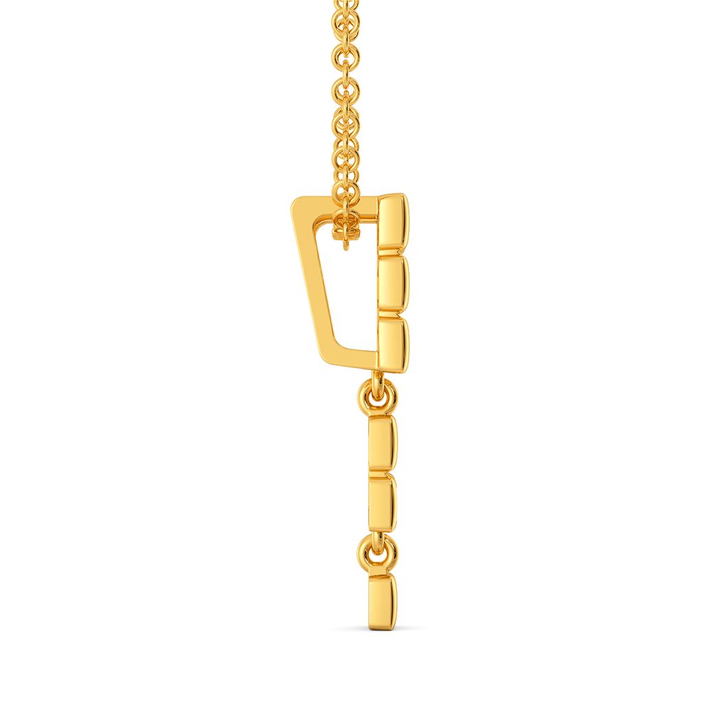 Bold N Digital Gold Pendants