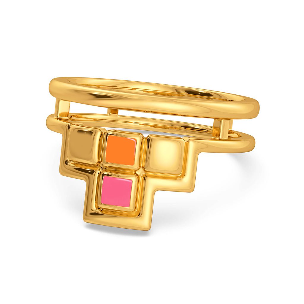 Grid Rules Gold Rings alternate view 3