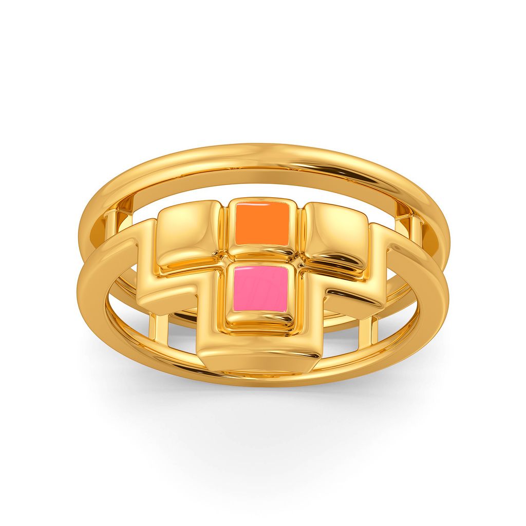 Grid Rules Gold Rings alternate view 2