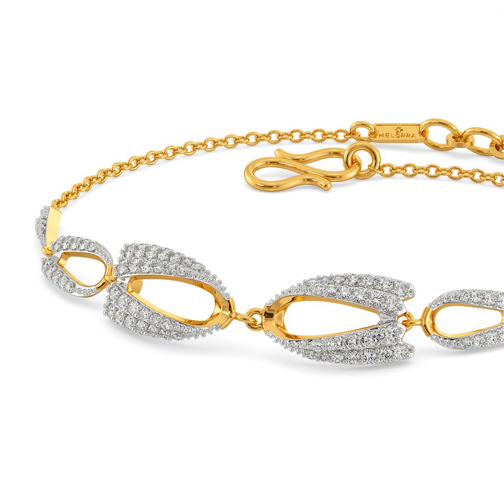 Crisp Crease Diamond Bracelets
