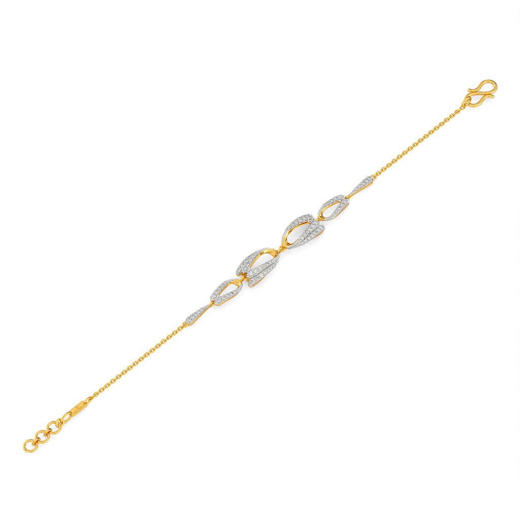 Crisp Crease Diamond Bracelets