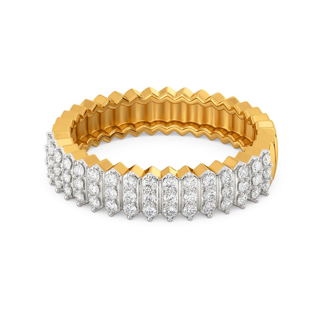 My Kinda Pleats Diamond Rings alternate view 2