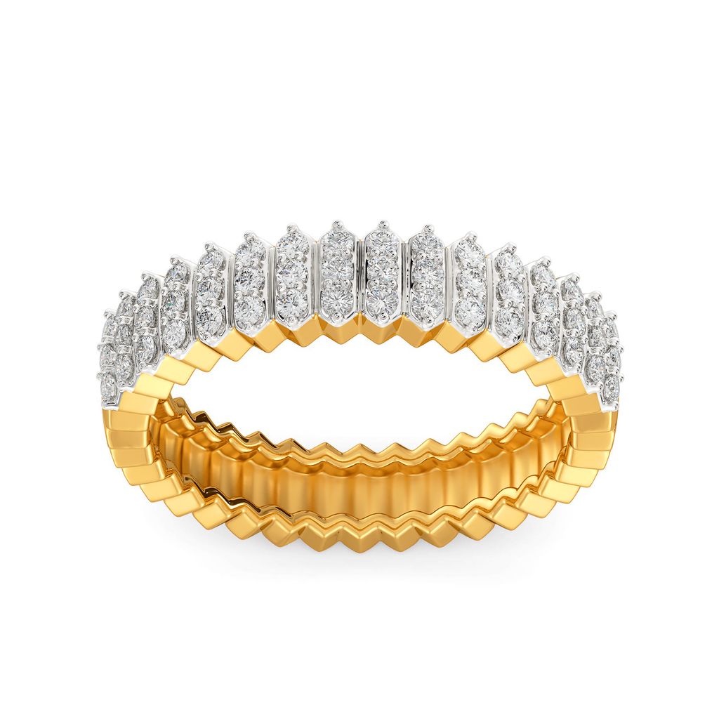 My Kinda Pleats Diamond Rings alternate view 3