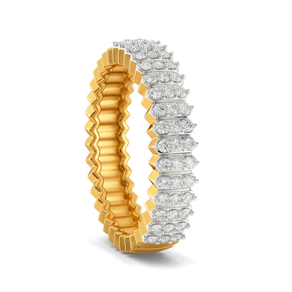 My Kinda Pleats Diamond Rings image