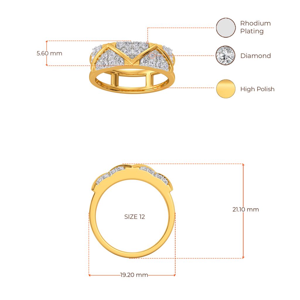 Sporty Chic Diamond Rings image