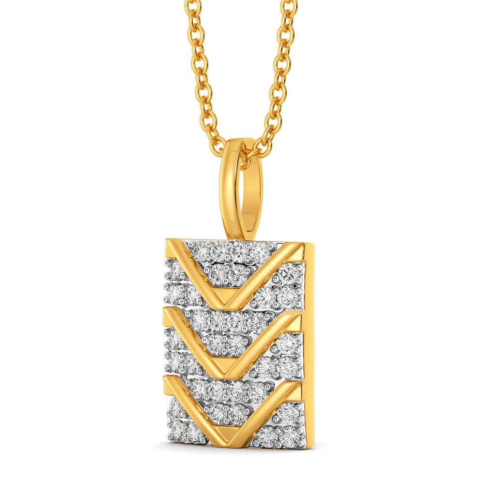 Sporty Chic Diamond Pendants