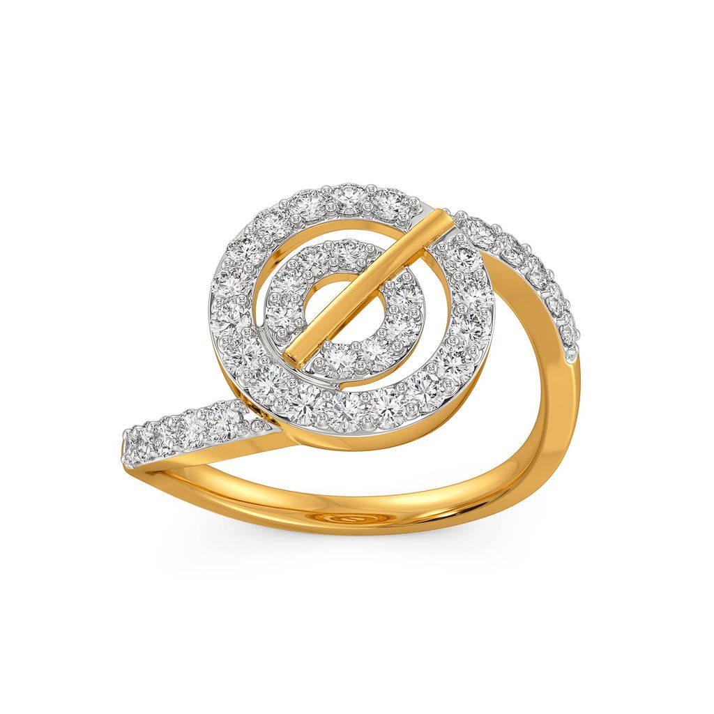 Hula Hoop Habit Diamond Rings alternate view 2