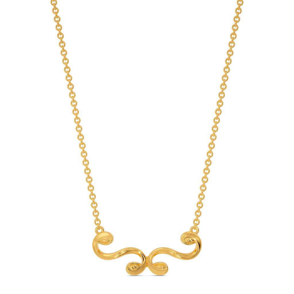 Wrapped in Cozy Gold Necklaces