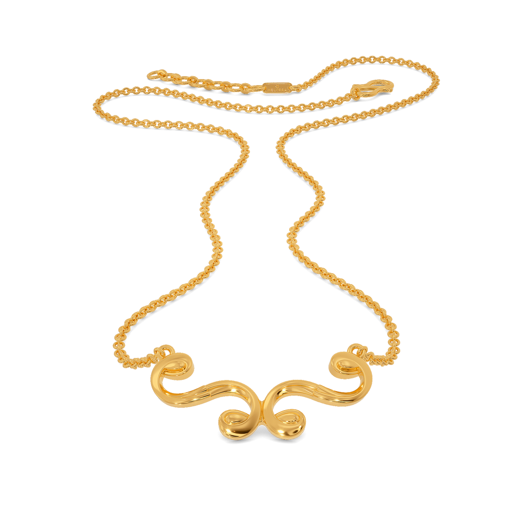 Wrapped in Cozy Gold Necklaces