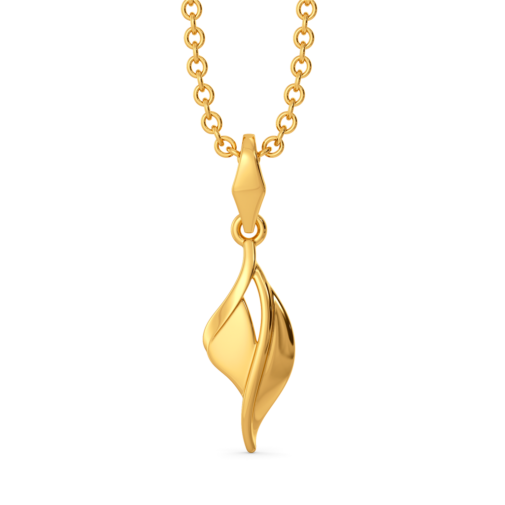 Wrapped in Cozy Gold Pendants