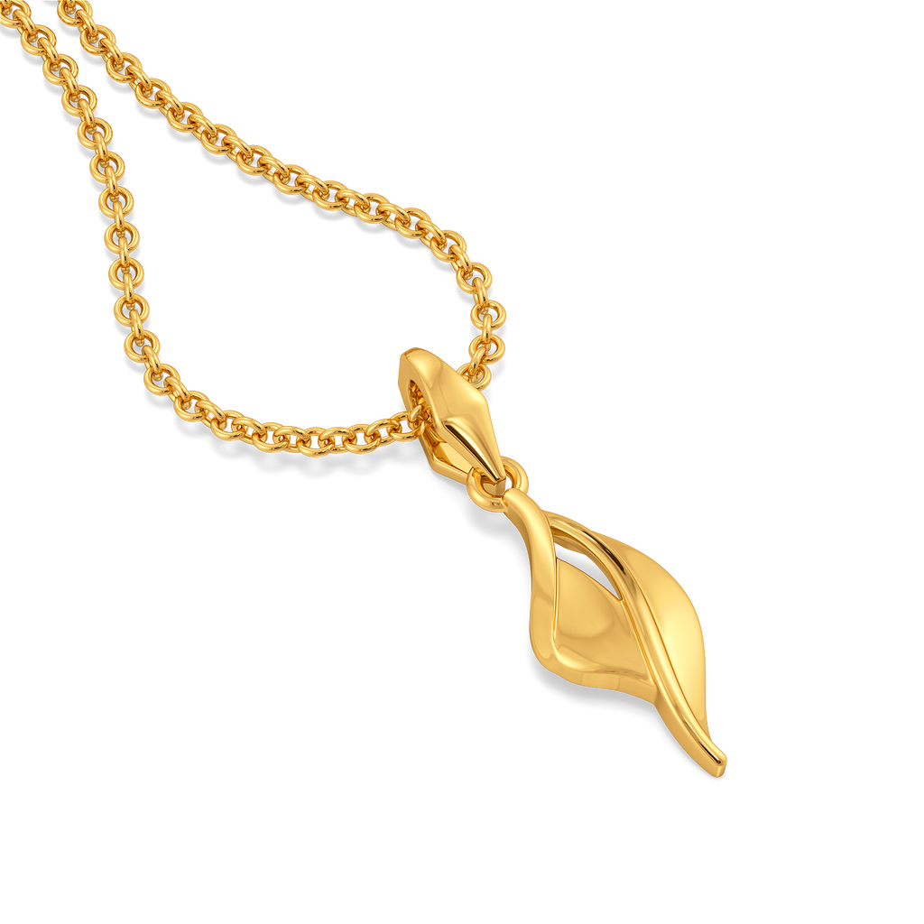 Wrapped in Cozy Gold Pendants