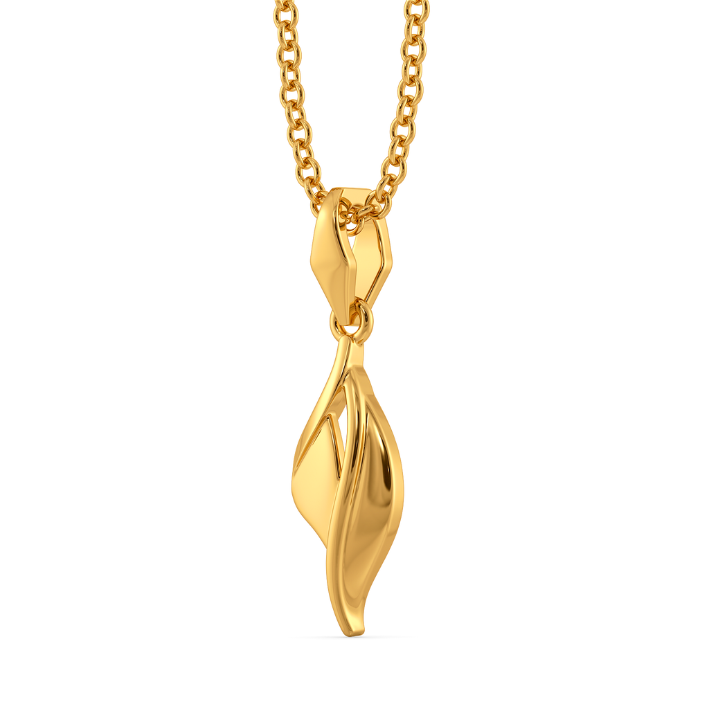Wrapped in Cozy Gold Pendants