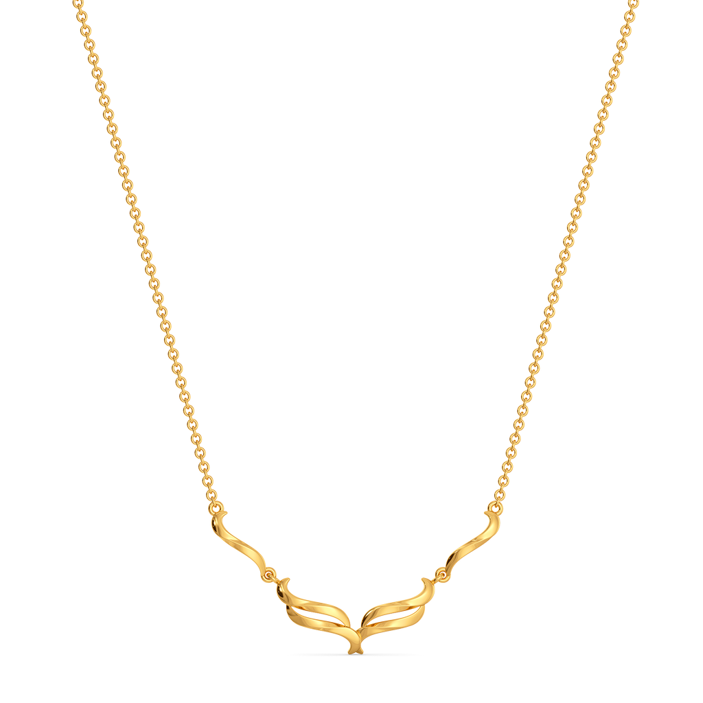 Autumn Wrapped Gold Necklaces
