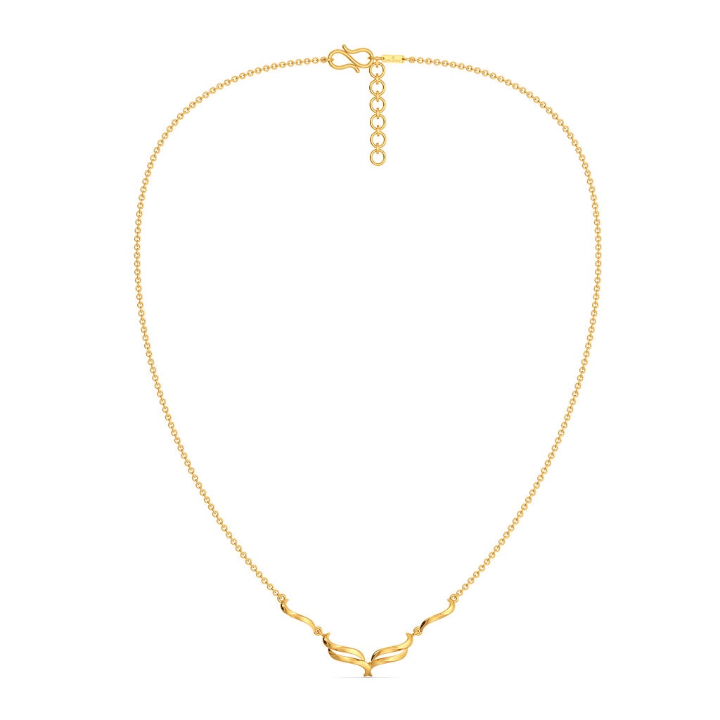 Autumn Wrapped Gold Necklaces