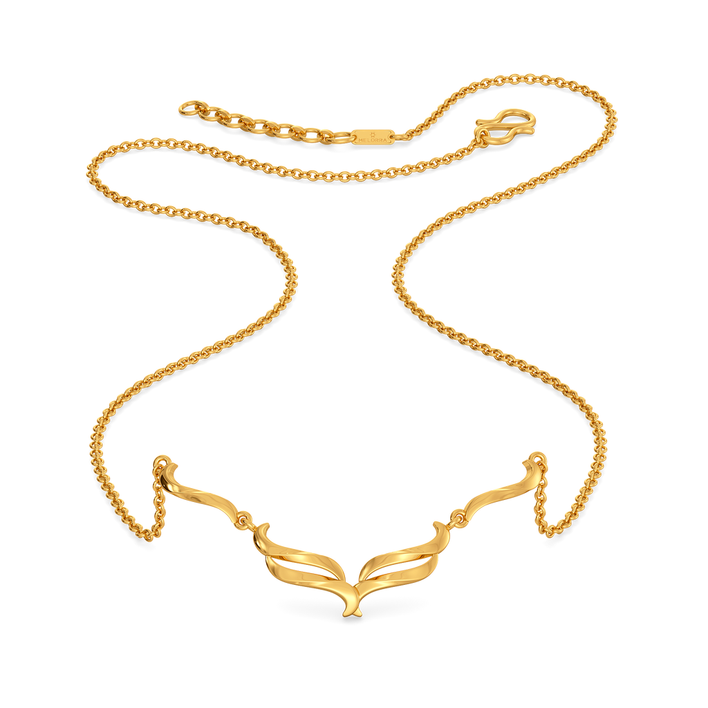 Autumn Wrapped Gold Necklaces