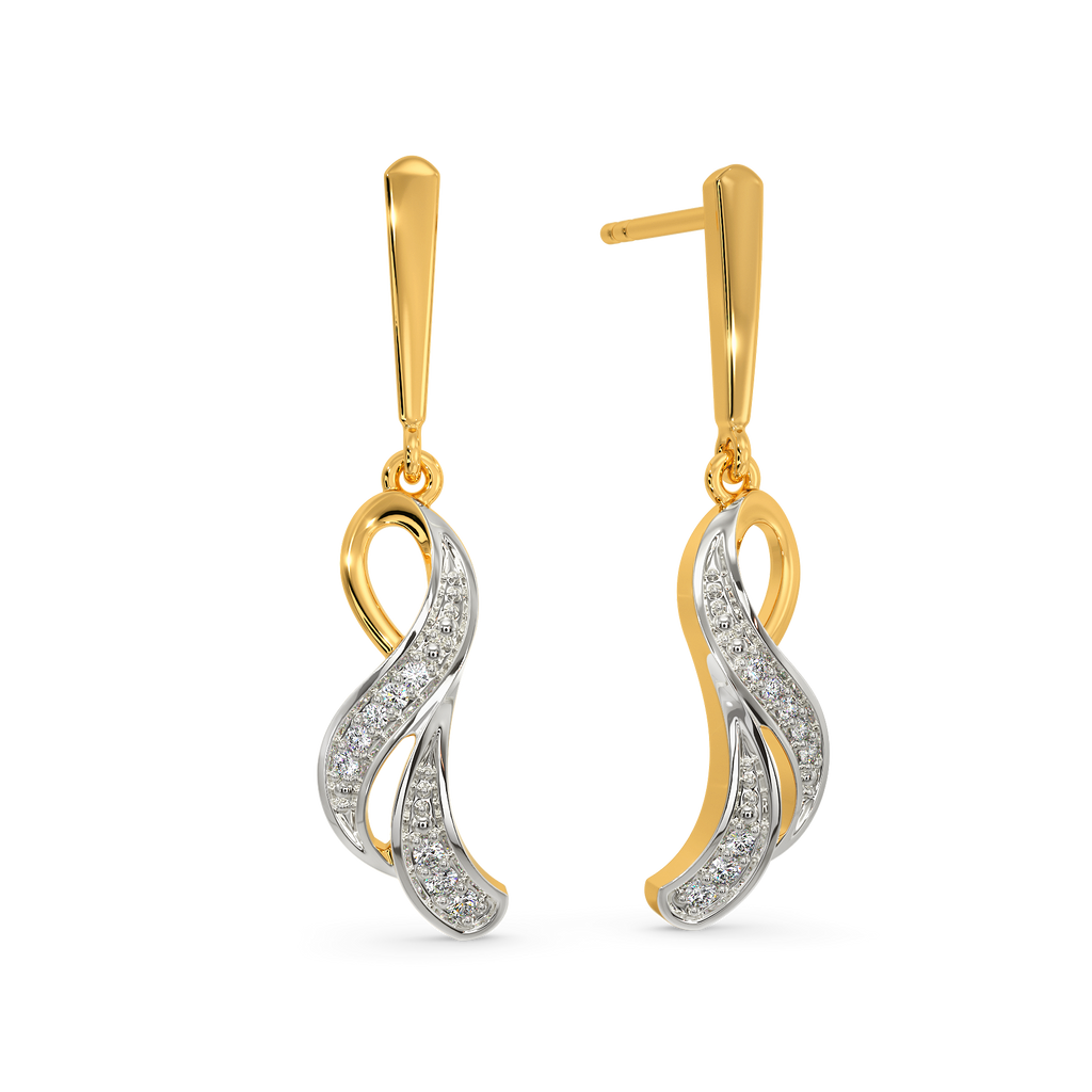 Wrap Whisper Diamond Earrings
