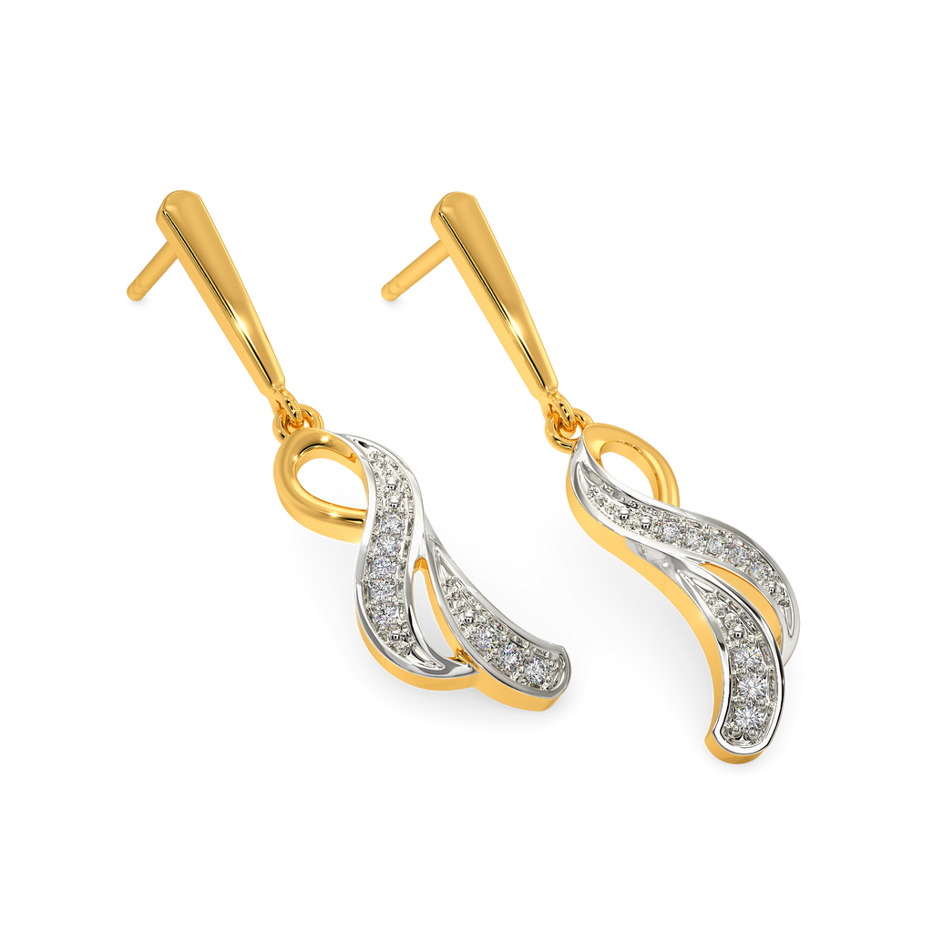 Wrap Whisper Diamond Earrings