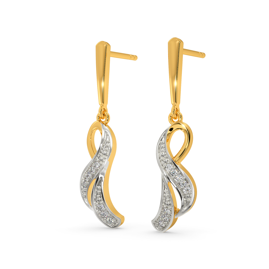 Wrap Whisper Diamond Earrings