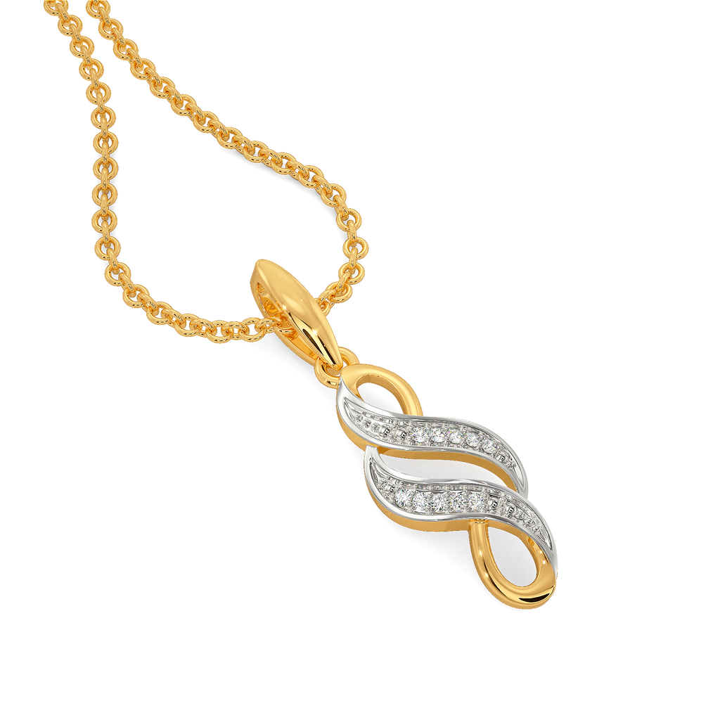 Wrap Whisper Diamond Pendants